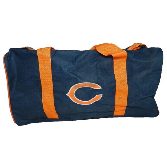 Chicago Bears/Miller Lite Duffle Bag 19"X10" Carry Handles/Shoulder Strap Blue - Picture 1 of 8